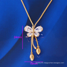 Xuping Fashion Alloy Necklace with Gold Plated